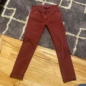 American Eagle Purple Cropped Pants